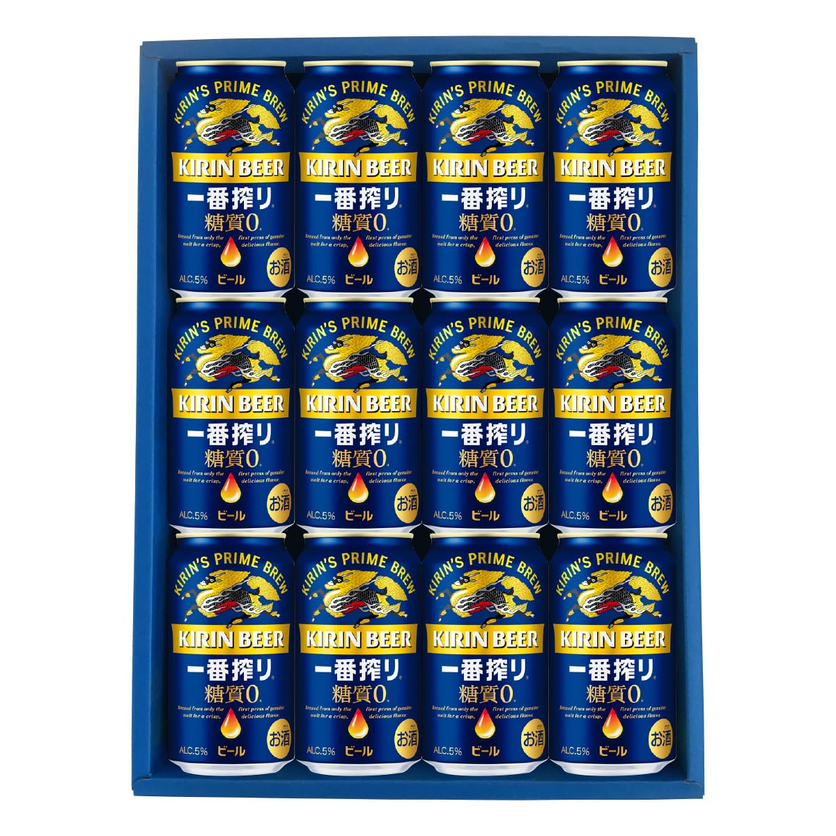 Amazon.co.jp: 【ギフト用】キリン 一番搾り糖質0 ビールギフト 350ml
